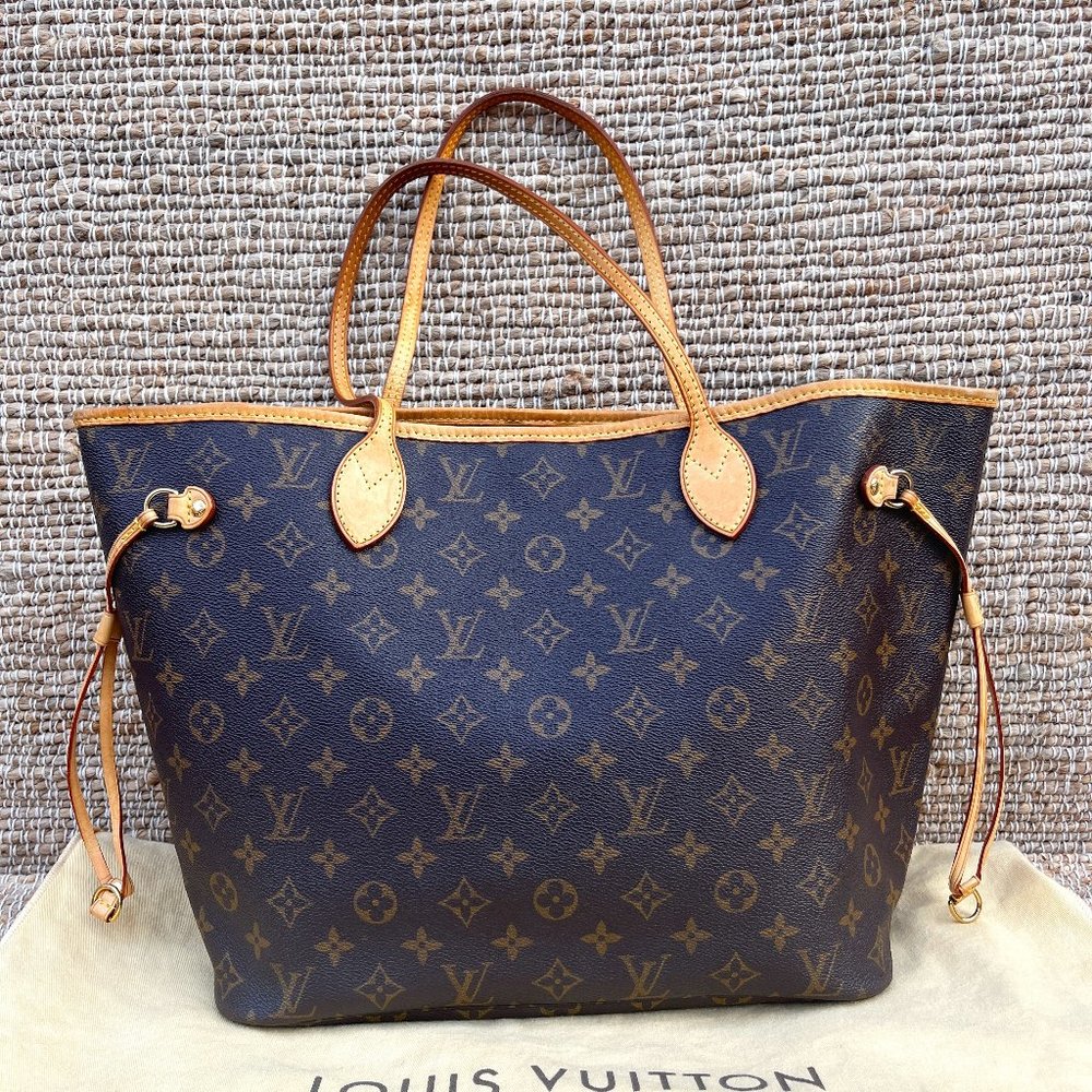 LV Neverfull MM - Beige